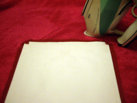 quilt template on material